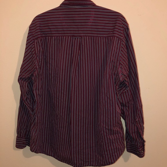 Gulf Traders Casual Striped Button-Down Shirt - Picture 4 of 5